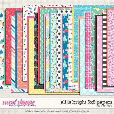 All Is Bright 6x8 Papers by Traci Reed