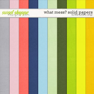 What mess? Solid papers by Little Butterfly Wings