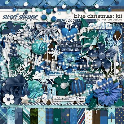 Blue Christmas: Kit by River Rose Designs