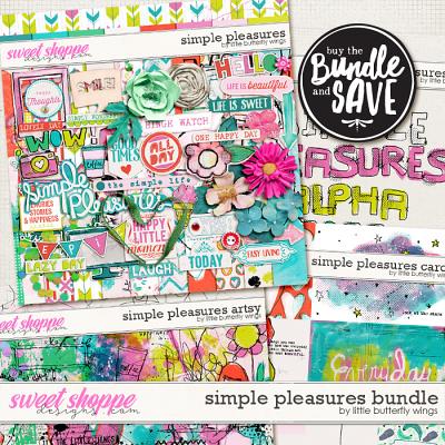 Simple Pleasures bundle by Little Butterfly Wings