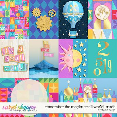 Remember the Magic: SMALL WORLD- CARDS by Studio Flergs