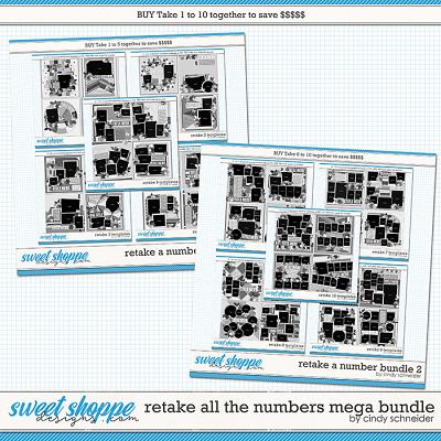Retake All The Numbers Mega Bundle by Cindy Schneider