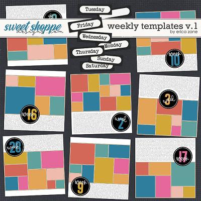 Weekly Templates v.1 by Erica Zane