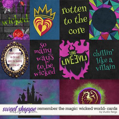 Remember the Magic: WICKED WORLD- CARDS by Studio Flergs