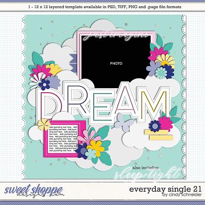 Cindy's Layered Templates - Everyday Single 21 by Cindy Schneider