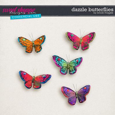 Dazzle Butterflies - CU - by Brook Magee