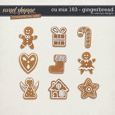 CU Mix 163 - Gingerbread by WendyP Designs