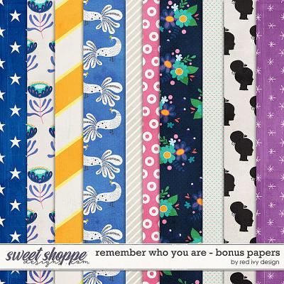 Remember Who You Are - Bonus Papers by Red Ivy Design