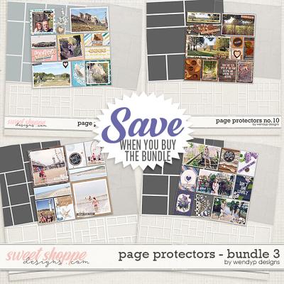 Page Protectors Bundle 3 by WendyP Designs