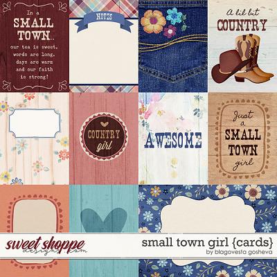 Small Town Girl {cards} by Blagovesta Gosheva