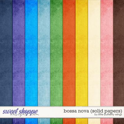 Bossa Nova (solid papers) by Little Butterfly Wings