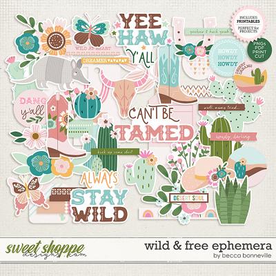 Wild & Free Ephemera by Becca Bonneville