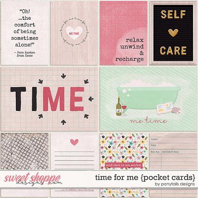 Time for Me Pocket Cards by Ponytails