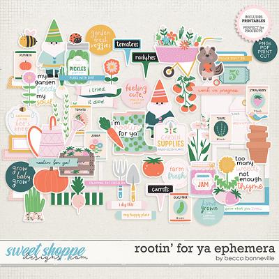 Rootin' for Ya Ephemera by Becca Bonneville 