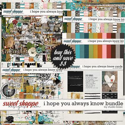 I Hope You Always Know Bundle by Studio Basic 