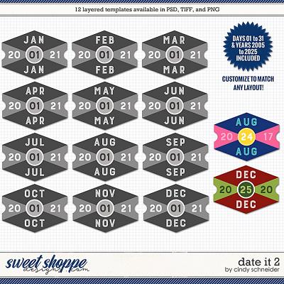 Cindy's Layered Templates - Date It 2 by Cindy Schneider