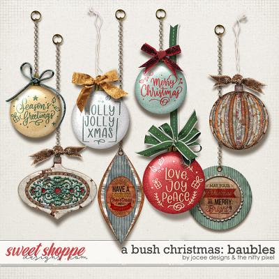 A Bush Christmas Baubles by JoCee Designs and The Nifty Pixel