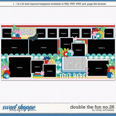 Cindy's Layered Templates - Double the Fun No.26 by Cindy Schneider