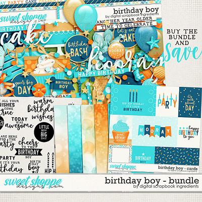 Birthday Boy Bundle by Digital Scrapbook Ingredients