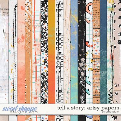 Tell a story: artsy papers by Amanda Yi
