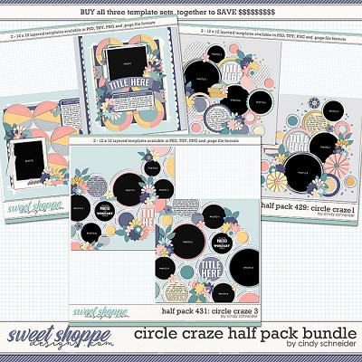 Cindy's Layered Templates - Circle Craze Half Pack Bundle by Cindy Schneider