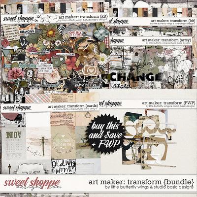 Art Maker: Transform {Bundle} by Little Butterfly Wings & Studio Basic