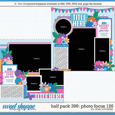 Cindy's Layered Templates - Half Pack 396: Photo Focus 112 by Cindy Schneider