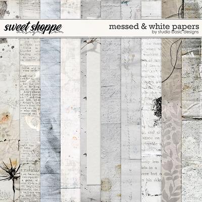 Messed and White Papers by Studio Basic