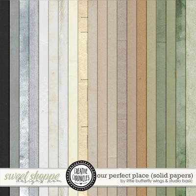 Creative Chronicles: Our Perfect Place Solids by Little Butterfly Wings & Studio Basic