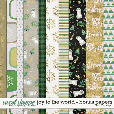 Joy To The World - Bonus Papers by Red Ivy Design