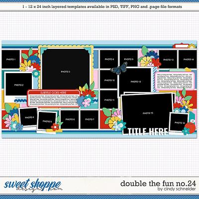 Cindy's Layered Templates - Double the Fun No.24 by Cindy Schneider