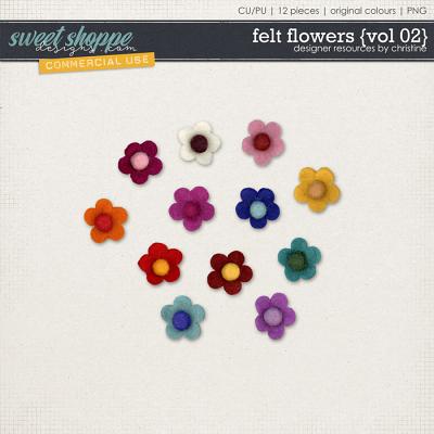 Felt Flowers {Vol 02} by Christine Mortimer