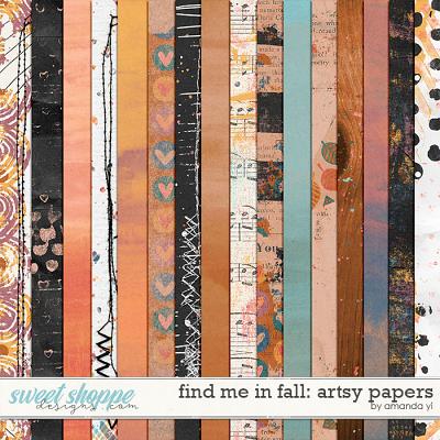 Find me in fall: artsy papers by Amanda Yi