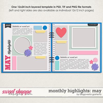 Monthly Highlights: May {layered templates} by Blagovesta Gosheva