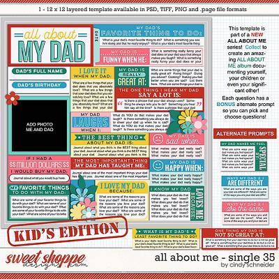 Cindy's Layered Templates - All About Me Single 35 by Cindy Schneider