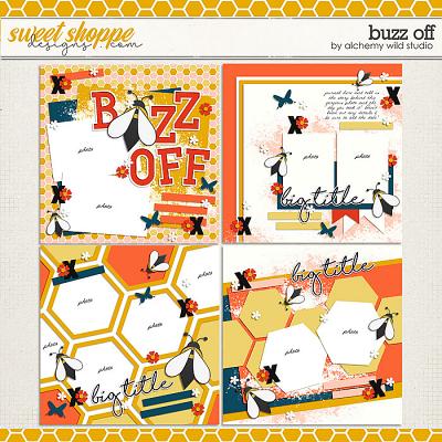 Buzz Off Layered Templates by Alchemy Wild Studio