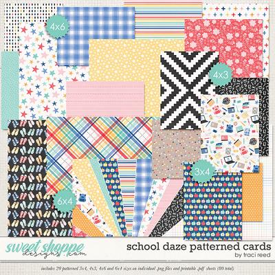 School Daze Patterned Cards by Traci Reed