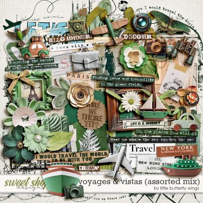 Voyages & Vistas (assorted mix) by Little Butterfly Wings