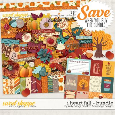 I Heart Fall Bundle by Kelly Bangs Creative and WendyP Designs