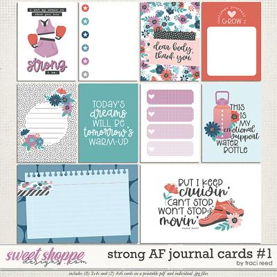 Strong AF Cards #1 by Traci Reed