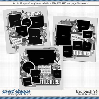 Cindy's Layered Templates - Trio Pack 94 by Cindy Schneider