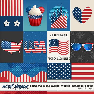 Remember the Magic: WORLDS- AMERICA: CARDS by Studio Flergs