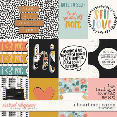 I heart me: cards by Amanda Yi