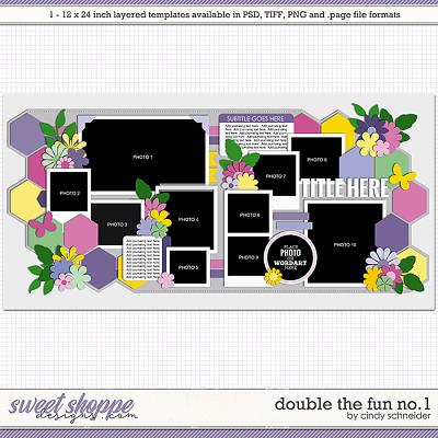 Cindy's Layered Templates - Double the Fun No. 1 by Cindy Schneider