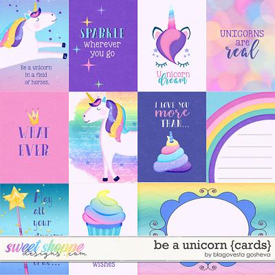Be a Unicorn {cards} by Blagovesta Gosheva 