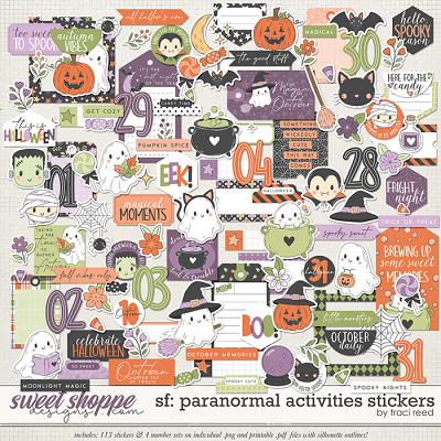 Story Foundations: Paranormal Activities Stickers by Traci Reed Story Foundations: Paranormal Activities Stickers by Traci Reed