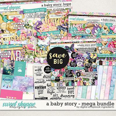 A Baby Story Mega Bundle by Digital Scrapbook Ingredients