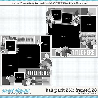 Cindy's Layered Templates - Half Pack 259: Framed 28 by Cindy Schneider