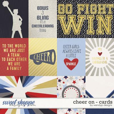 Cheer on - cards by WendyP Designs