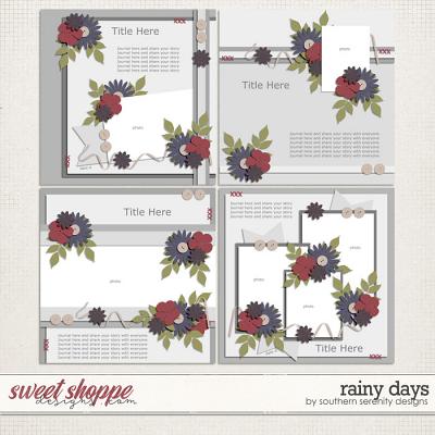 Rainy Days Layered Templates by Southern Serenity Designs